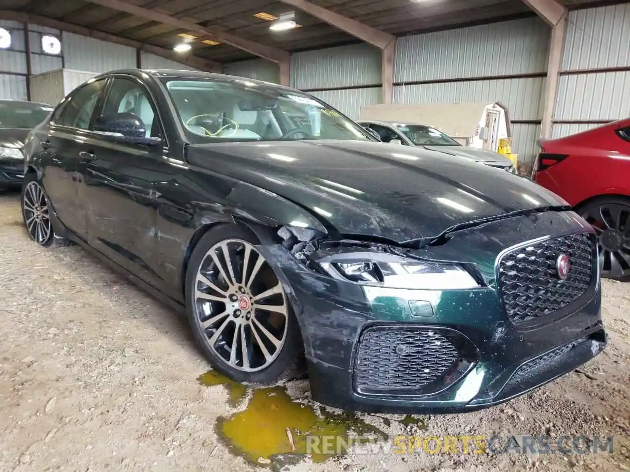 1 Photograph of a damaged car SAJBG4FX4NCY91062 JAGUAR XF 2022