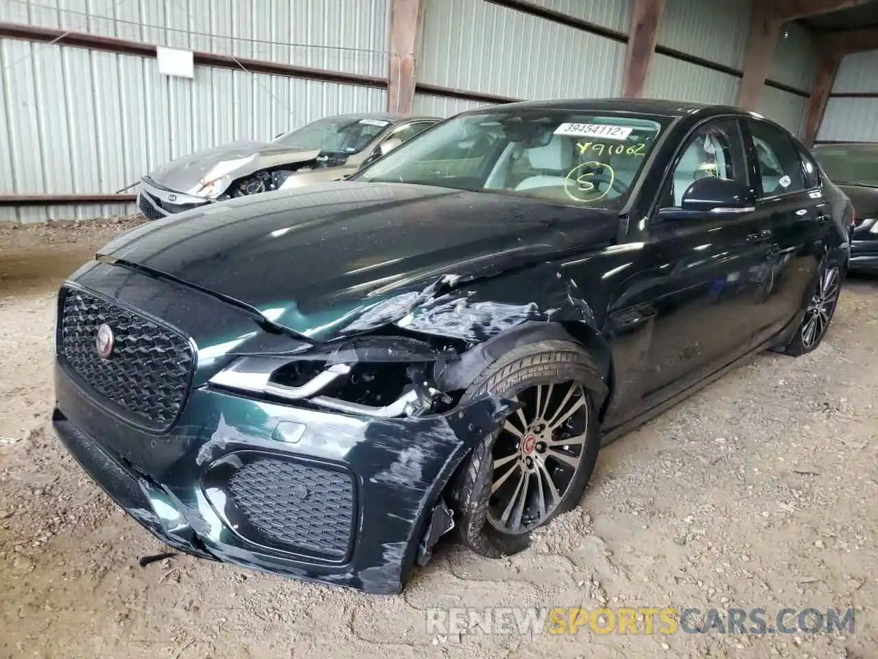 2 Photograph of a damaged car SAJBG4FX4NCY91062 JAGUAR XF 2022