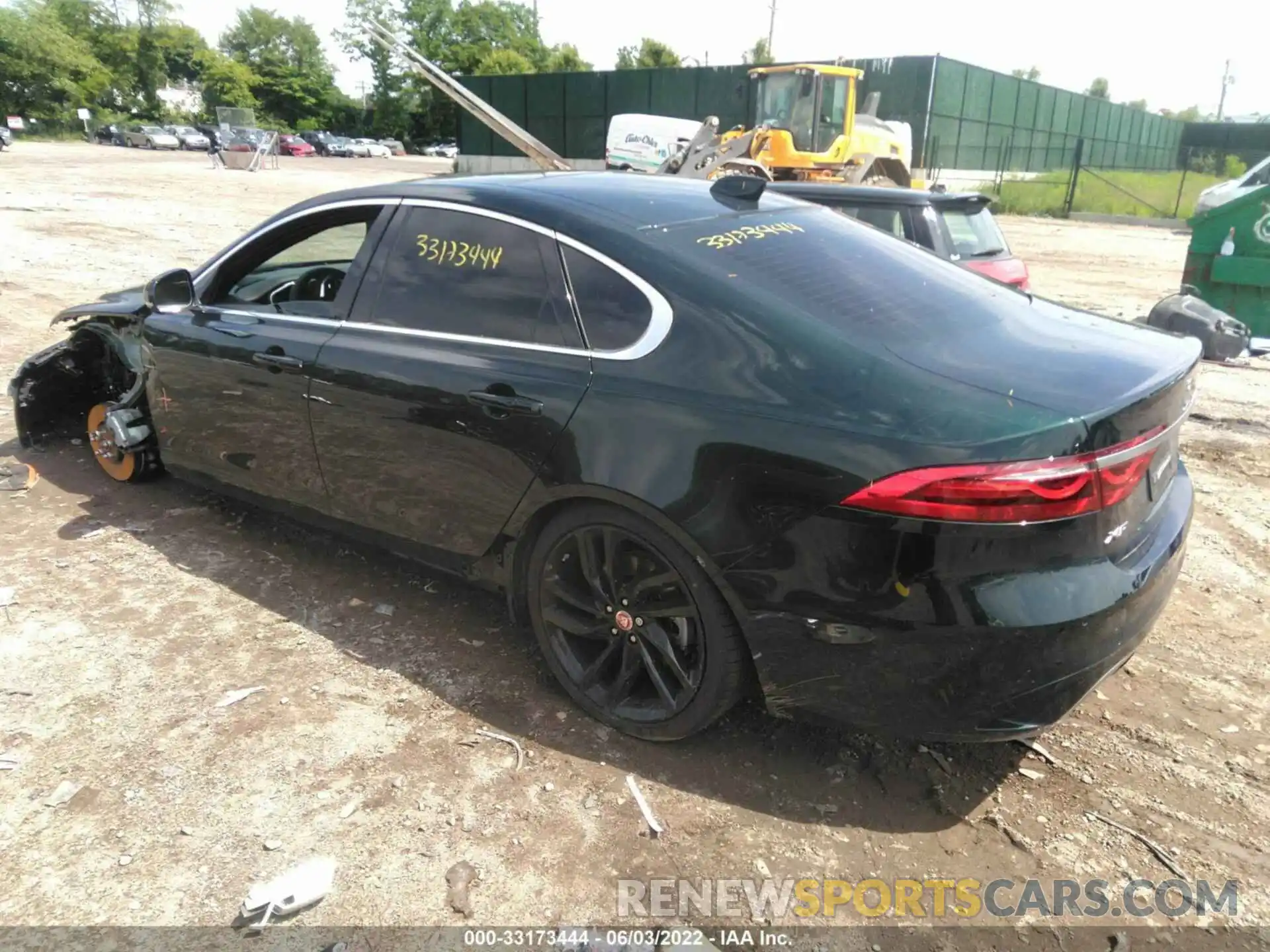 3 Photograph of a damaged car SAJBL4GX1NCY91014 JAGUAR XF 2022