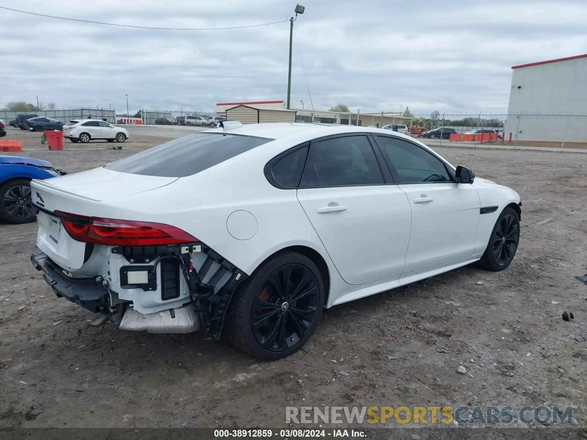 4 Photograph of a damaged car SAJBL4GX9RCY93793 JAGUAR XF 2024