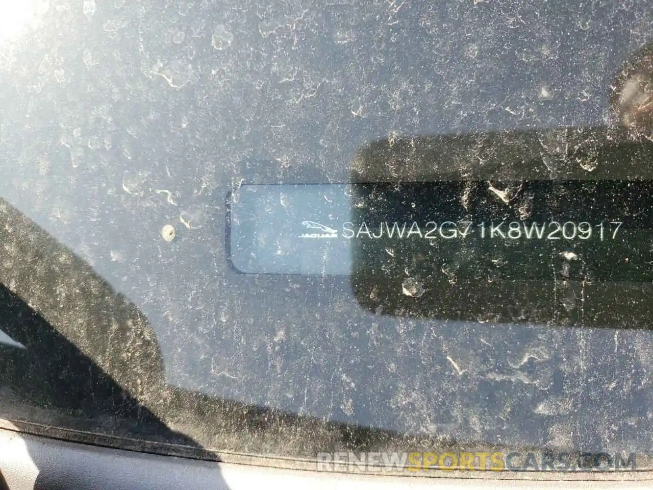 10 Photograph of a damaged car SAJWA2G71K8W20917 JAGUAR XJ 2019