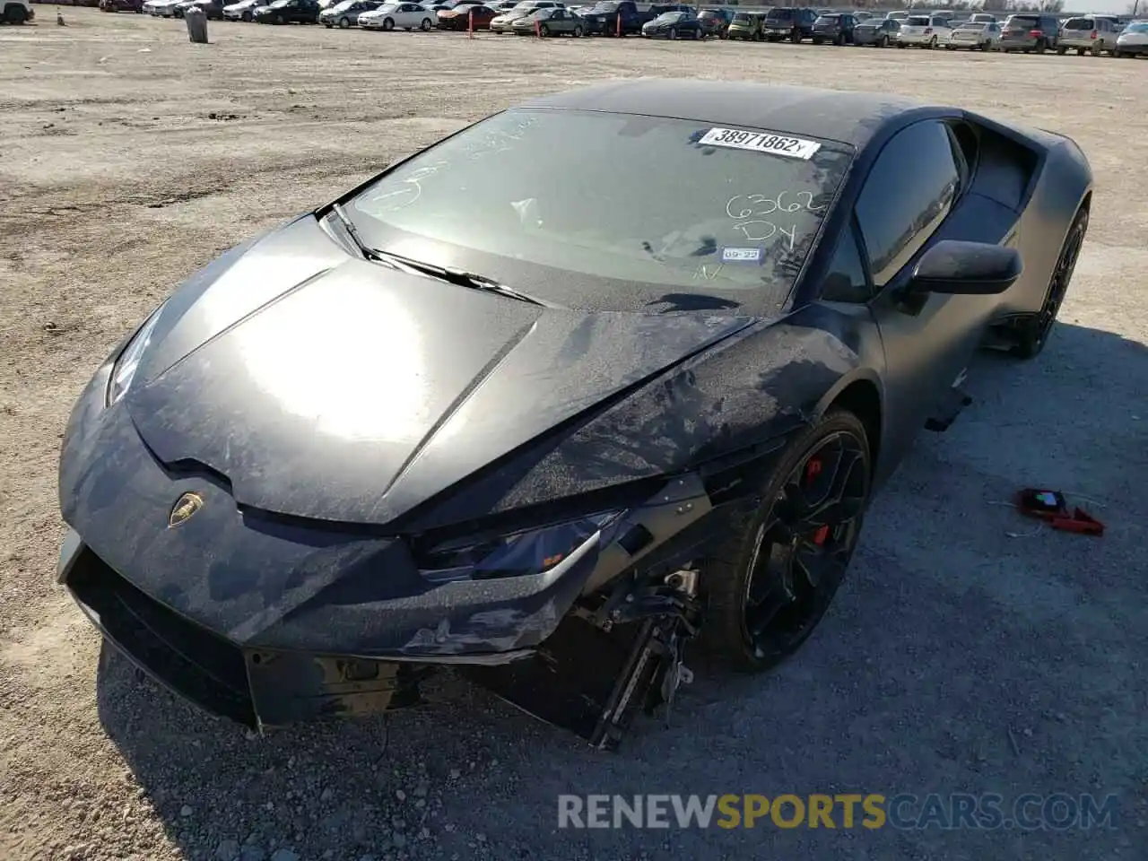 2 Photograph of a damaged car ZHWUC2ZF0KLA11846 LAMBORGHINI ALL MODELS 2019