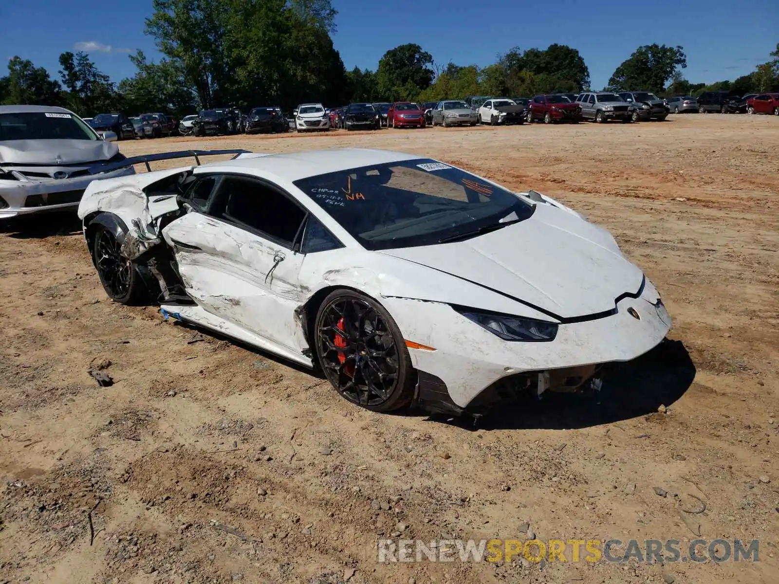 1 Photograph of a damaged car ZHWUF4ZF9LLA13390 LAMBORGHINI ALL MODELS 2020