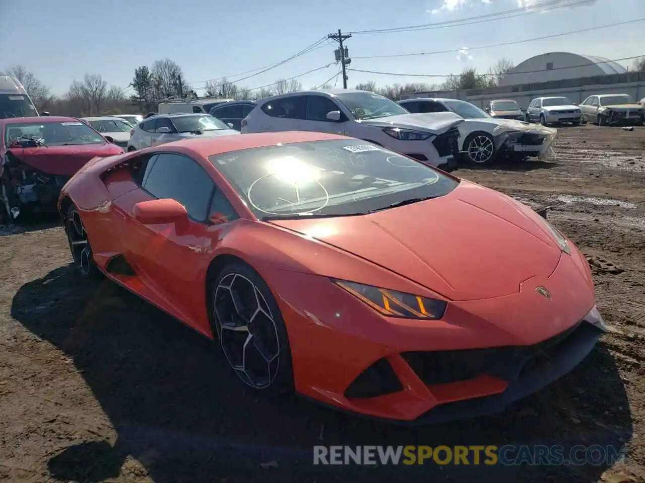 1 Photograph of a damaged car ZHWUF4ZFXLLA12782 LAMBORGHINI ALL MODELS 2020