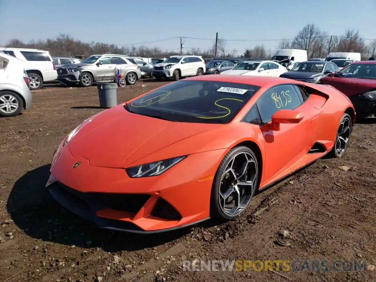 2 Photograph of a damaged car ZHWUF4ZFXLLA12782 LAMBORGHINI ALL MODELS 2020