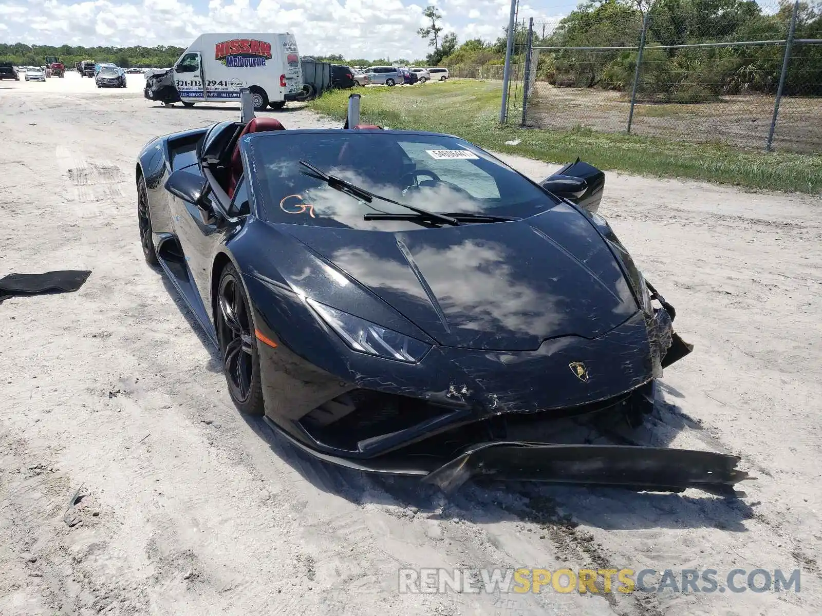 1 Photograph of a damaged car ZHWUT5ZF2LLA15433 LAMBORGHINI ALL MODELS 2020