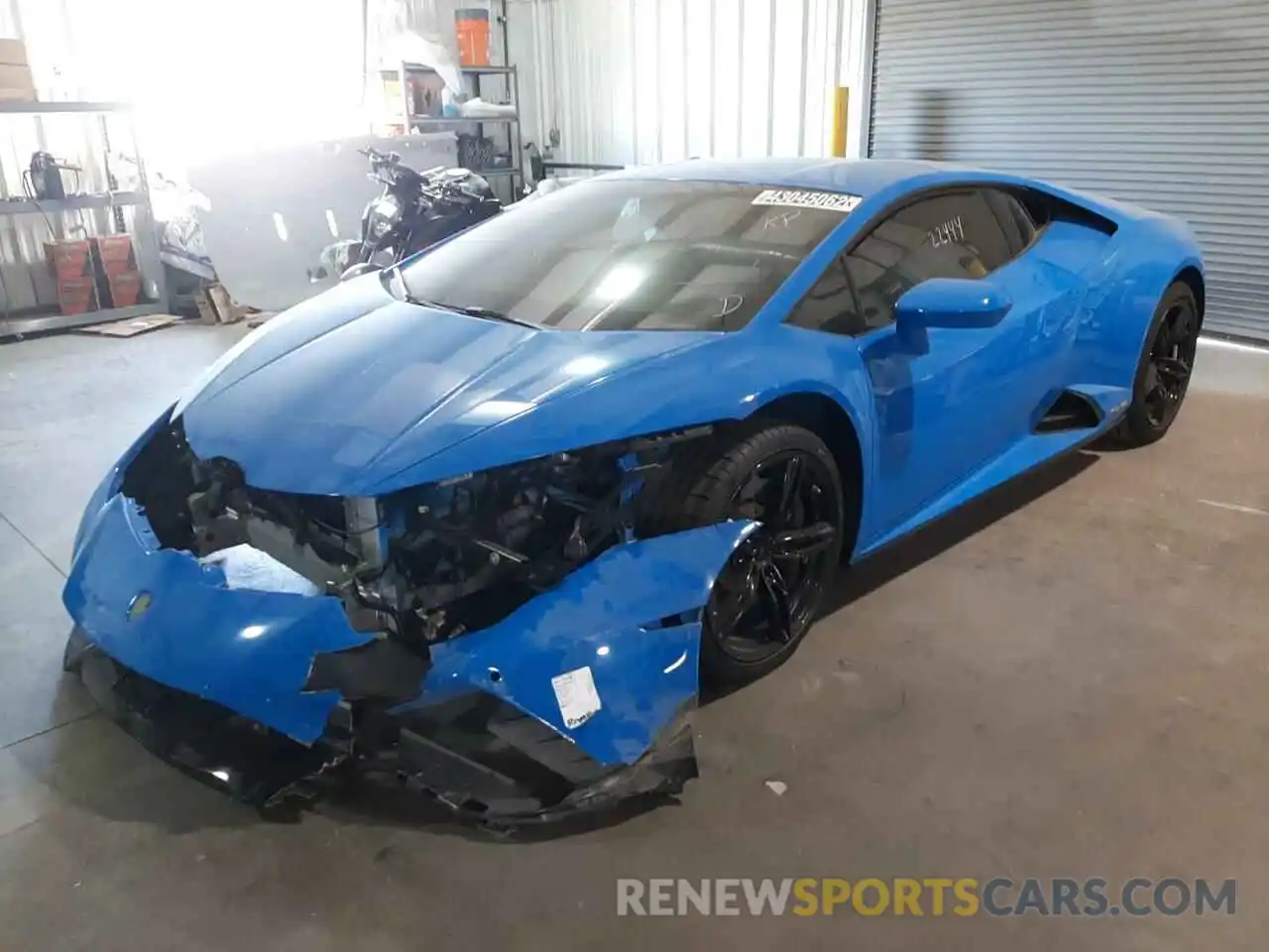 2 Photograph of a damaged car ZHWUF5ZF7MLA15940 LAMBORGHINI ALL MODELS 2021