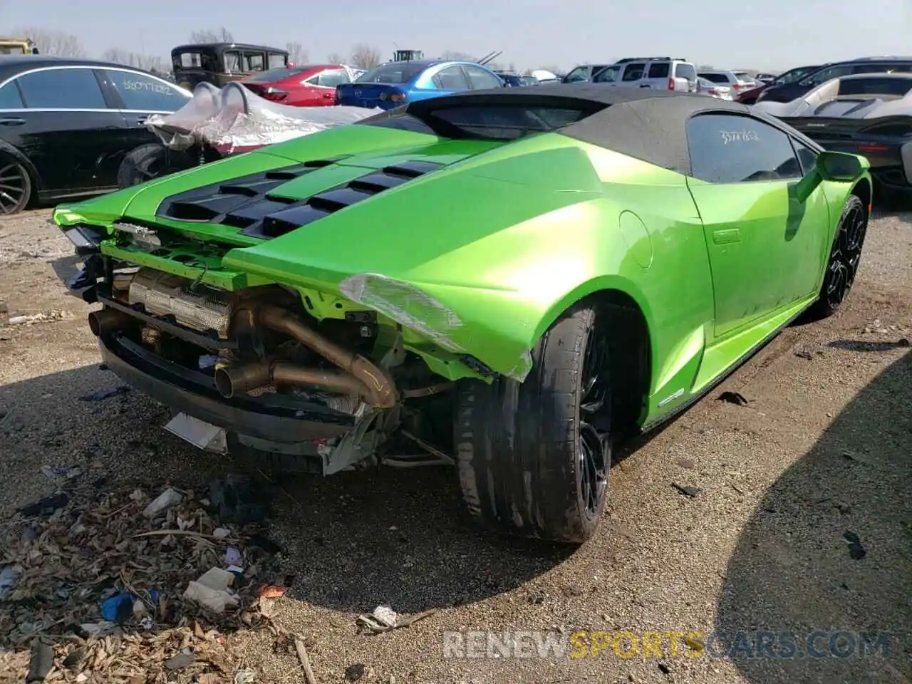 4 Photograph of a damaged car ZHWUT5ZF6MLA17574 LAMBORGHINI ALL MODELS 2021