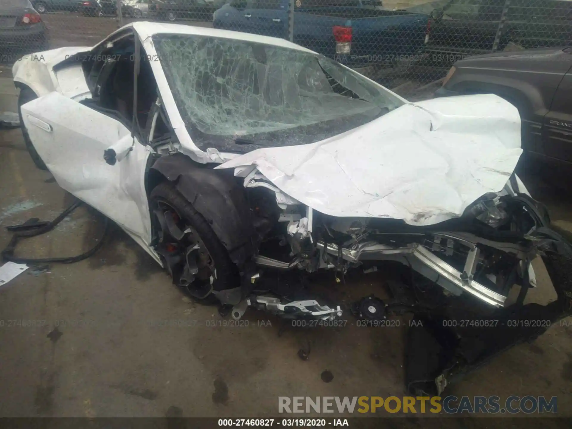 1 Photograph of a damaged car ZHWUC2ZF6KLA12449 LAMBORGHINI HURACAN 2019