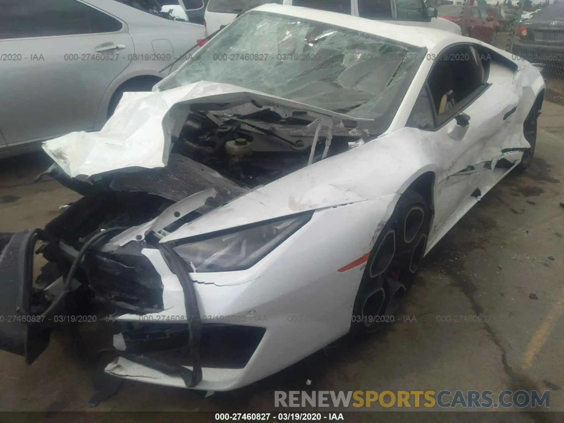 2 Photograph of a damaged car ZHWUC2ZF6KLA12449 LAMBORGHINI HURACAN 2019