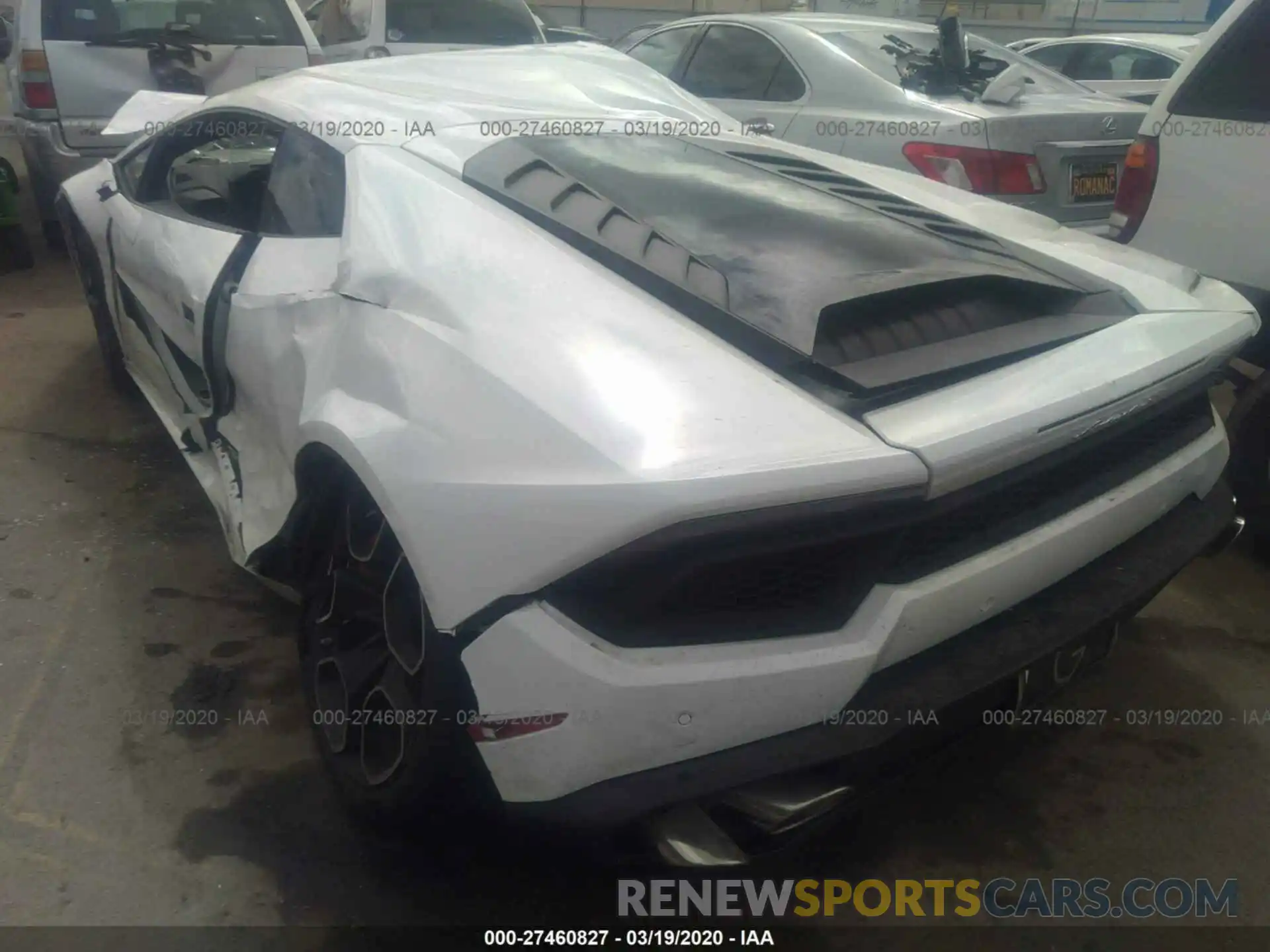 3 Фотография поврежденного автомобиля ZHWUC2ZF6KLA12449 LAMBORGHINI HURACAN 2019