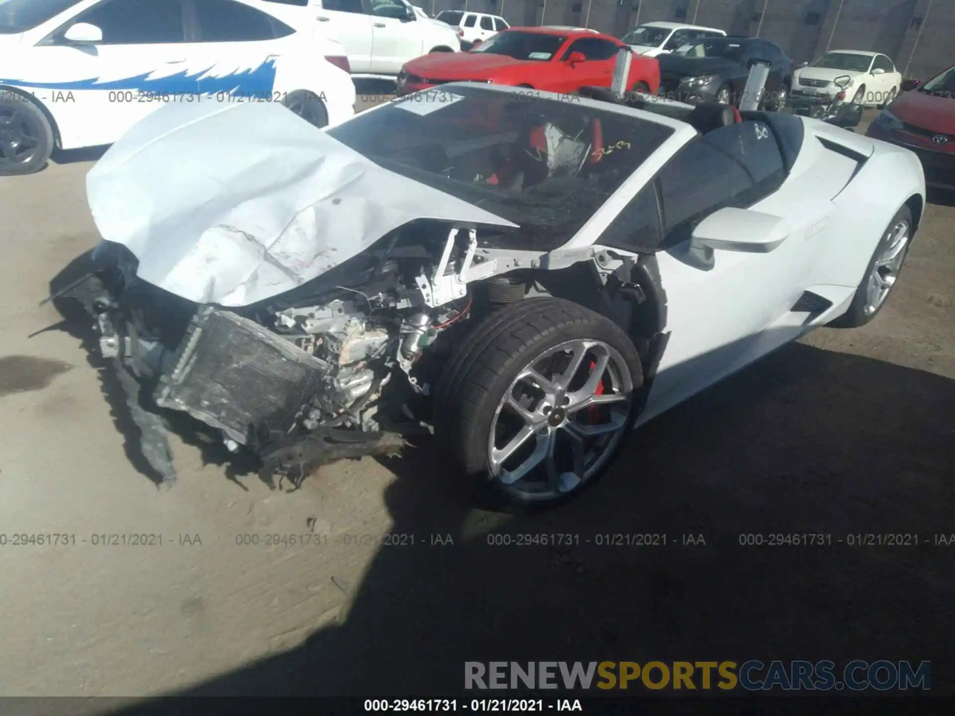 2 Photograph of a damaged car ZHWUR2ZF3KLA11726 LAMBORGHINI HURACAN 2019