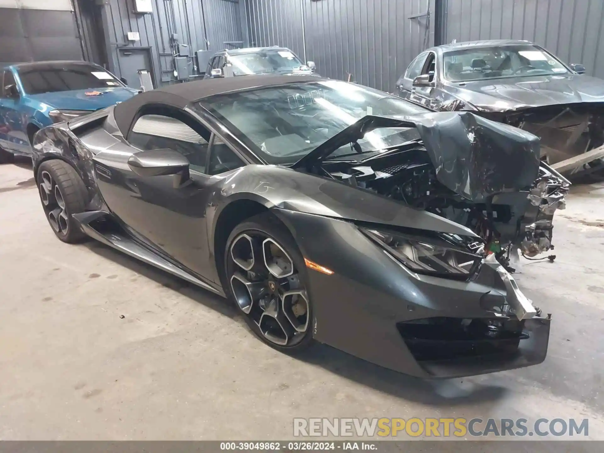 1 Photograph of a damaged car ZHWUR2ZF7KLA11826 LAMBORGHINI HURACAN 2019