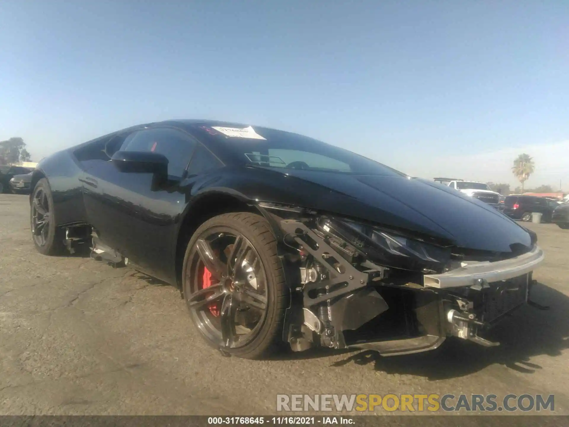 1 Photograph of a damaged car ZHWUF5ZF7LLA15189 LAMBORGHINI HURACAN EVO 2020