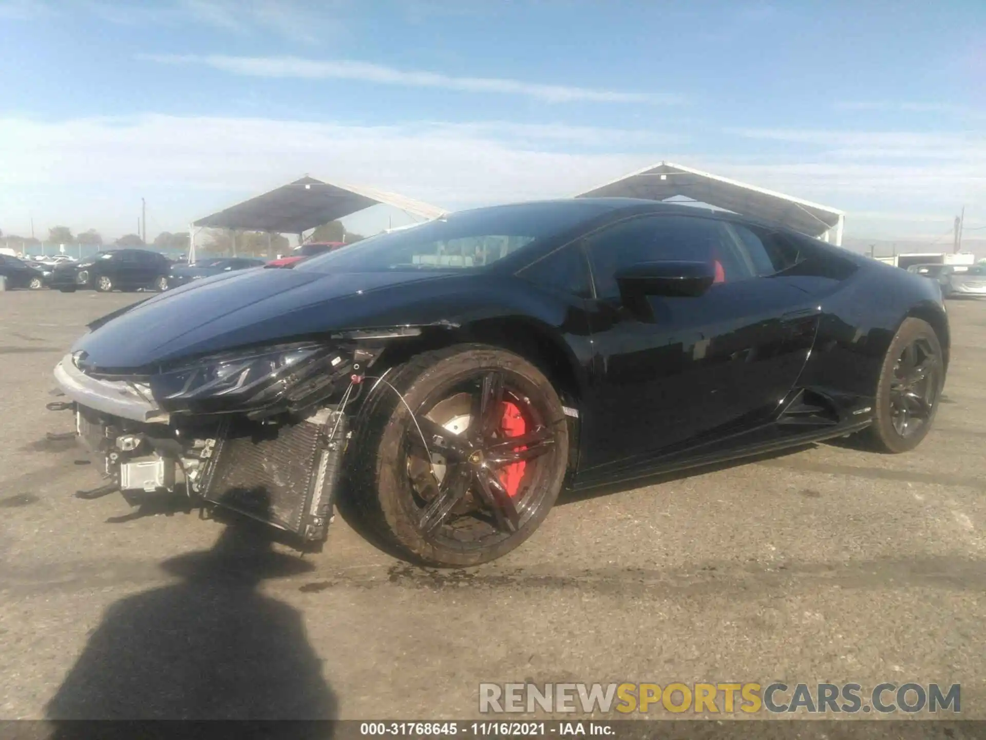 2 Photograph of a damaged car ZHWUF5ZF7LLA15189 LAMBORGHINI HURACAN EVO 2020