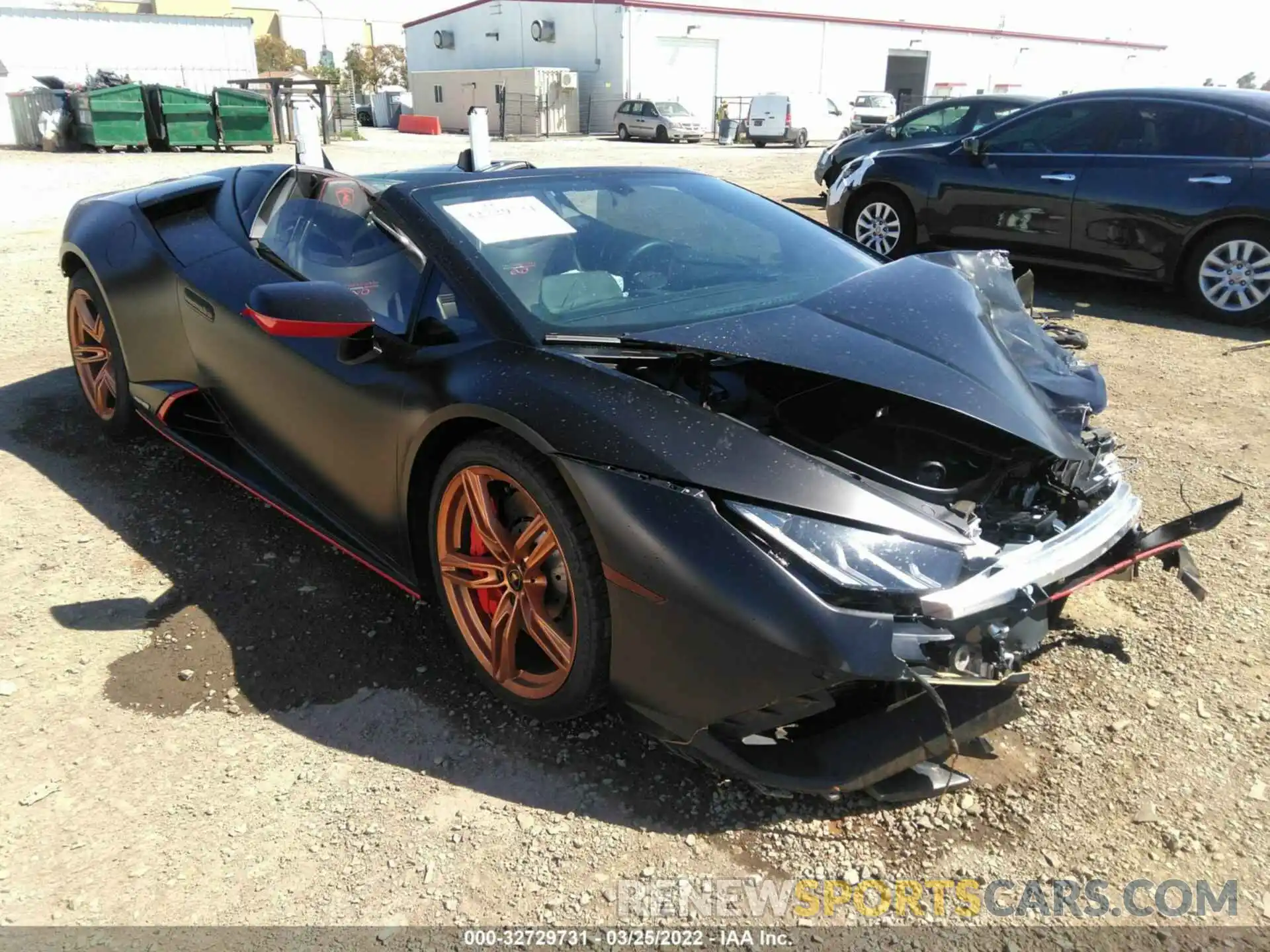 1 Photograph of a damaged car ZHWUT5ZF4LLA15014 LAMBORGHINI HURACAN EVO 2020