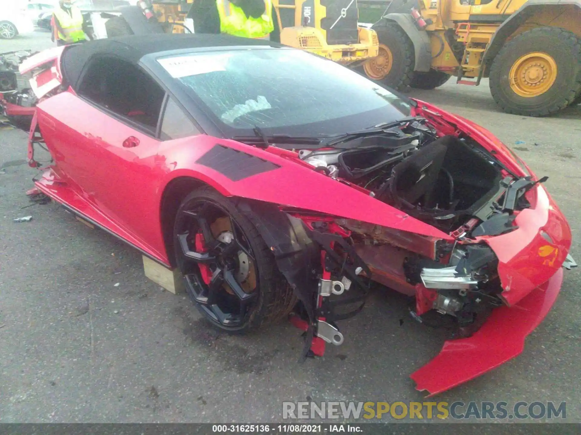 1 Photograph of a damaged car ZHWUT5ZF8LLA15534 LAMBORGHINI HURACAN EVO 2020