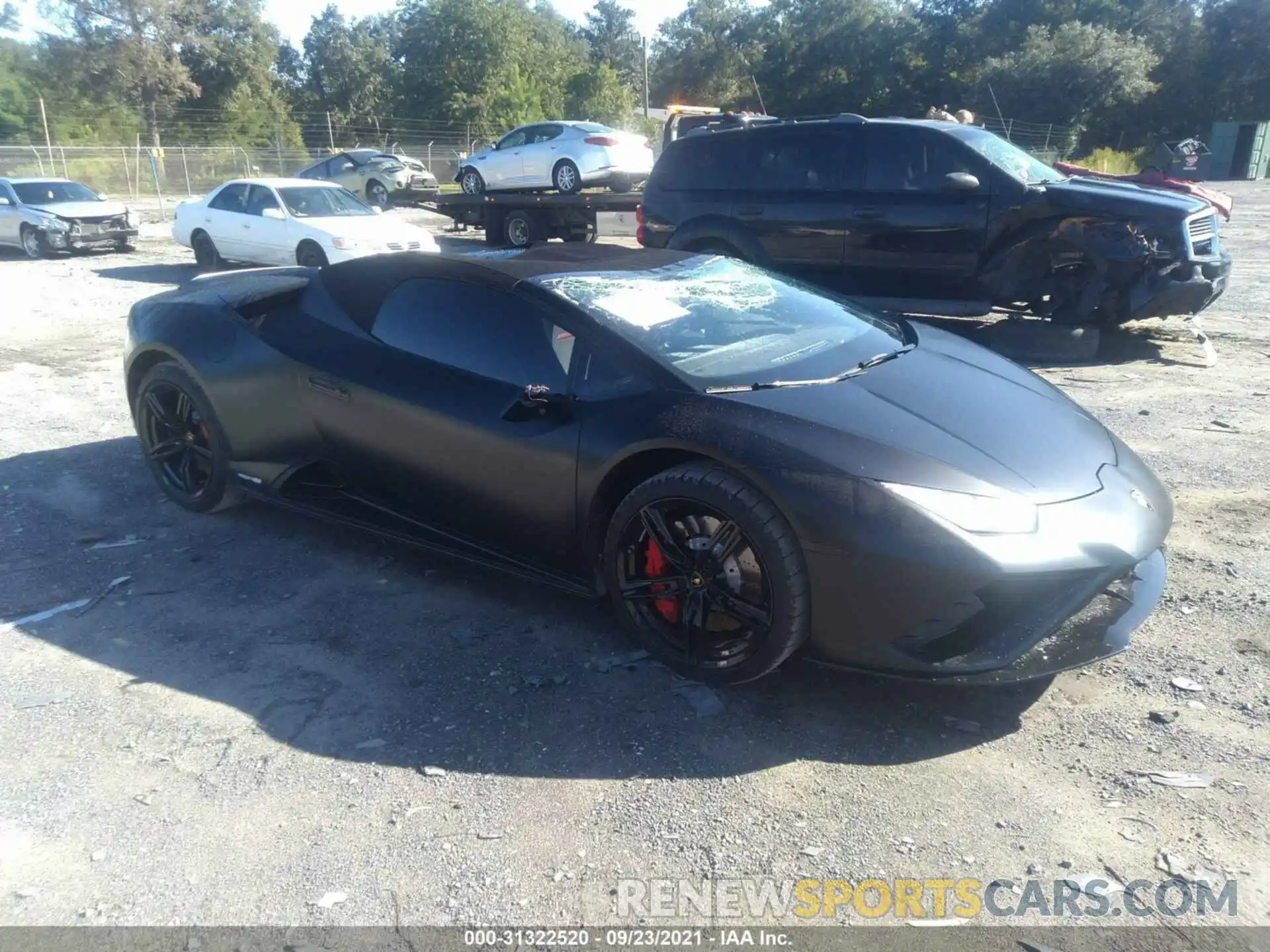 1 Photograph of a damaged car ZHWUT5ZF9LLA15171 LAMBORGHINI HURACAN EVO 2020