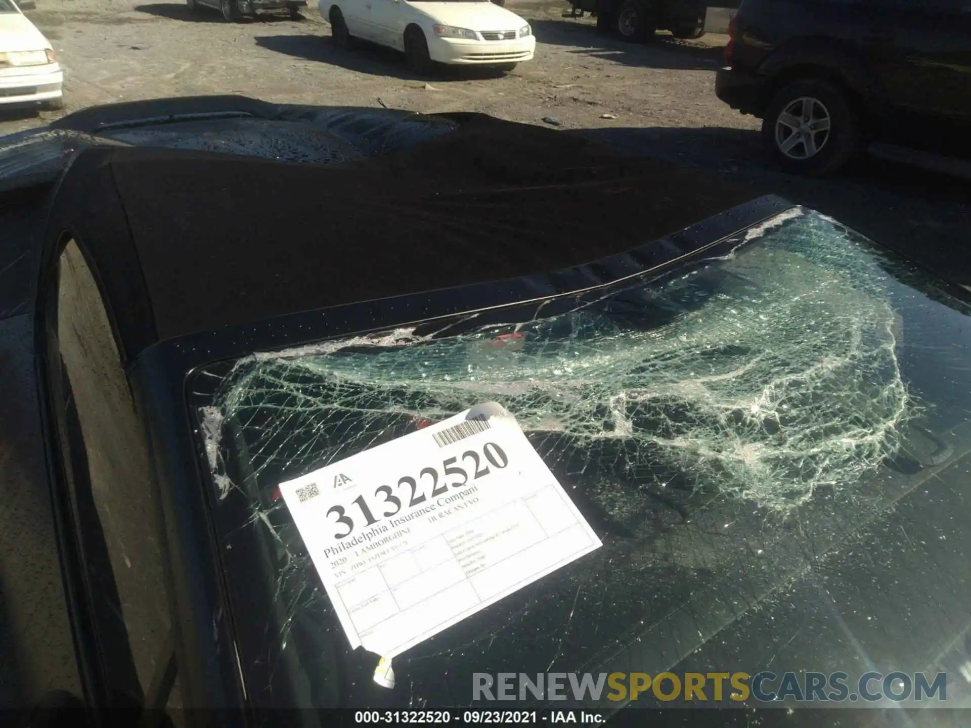 6 Photograph of a damaged car ZHWUT5ZF9LLA15171 LAMBORGHINI HURACAN EVO 2020