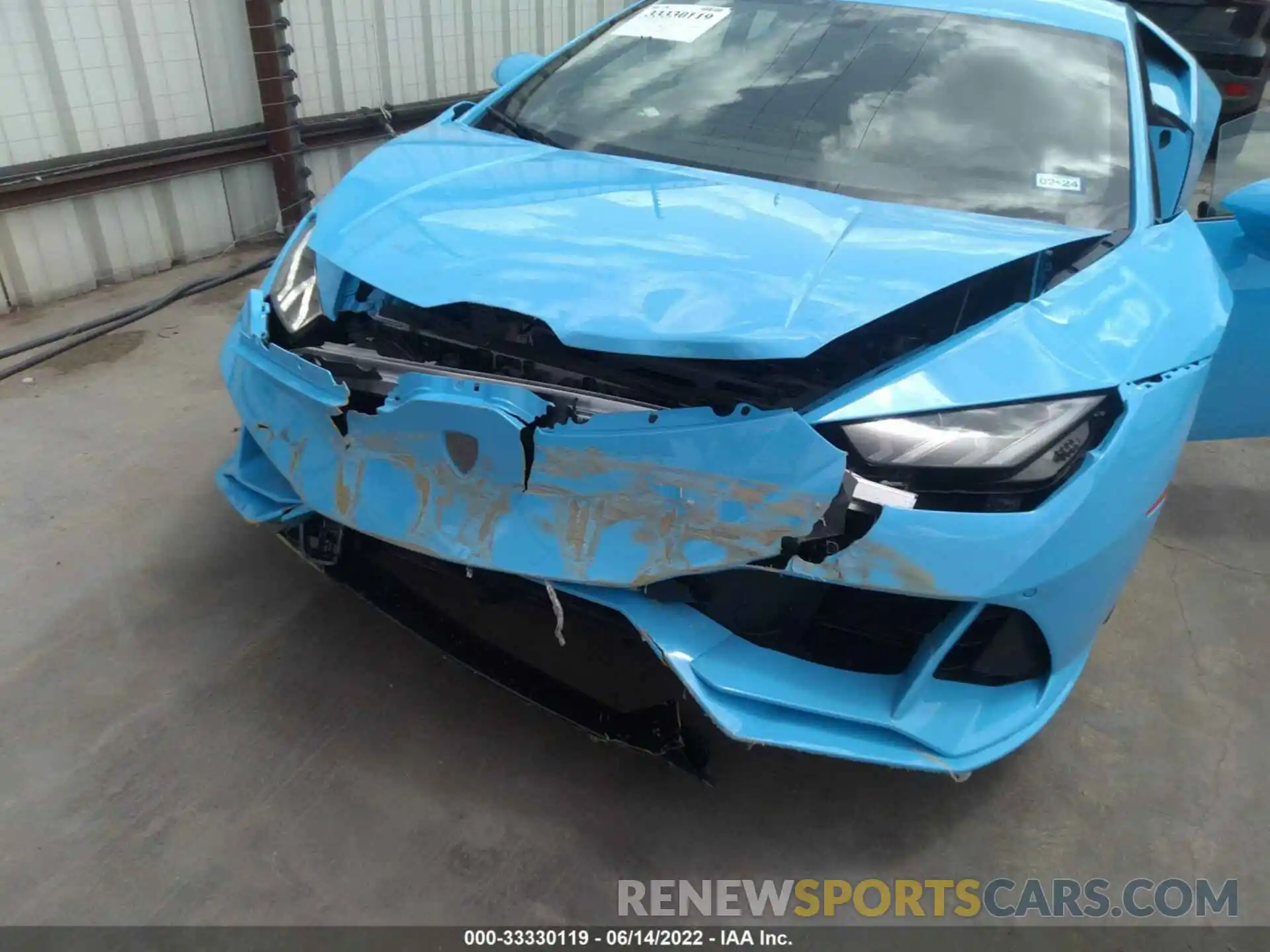 6 Photograph of a damaged car ZHWUF4ZFXNLA19086 LAMBORGHINI HURACAN EVO 2022