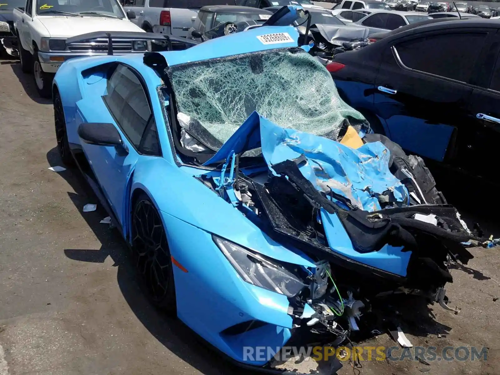 1 Photograph of a damaged car ZHWUD4ZF8KLA11988 LAMBORGHINI HURACAN PE 2019