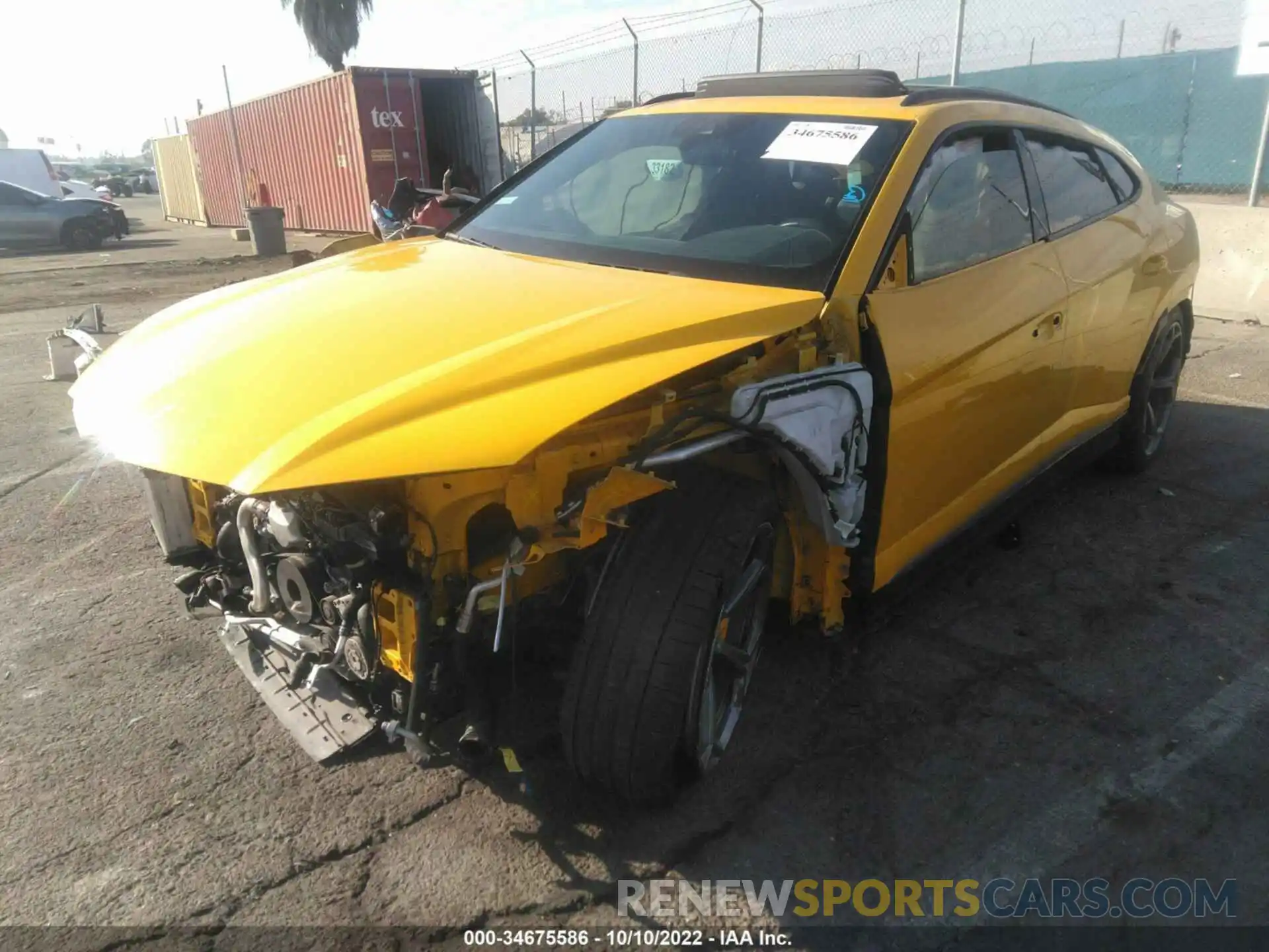 2 Photograph of a damaged car ZPBUA1ZLXKLA01121 LAMBORGHINI URUS 2019