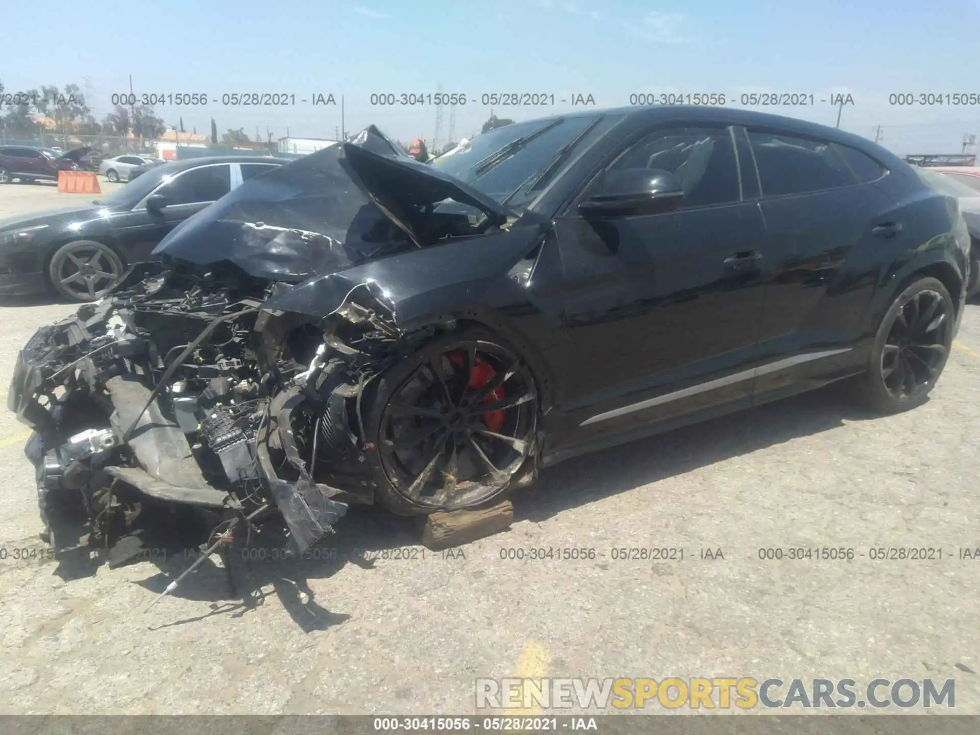 2 Photograph of a damaged car ZPBUA1ZL2MLA11421 LAMBORGHINI URUS 2021