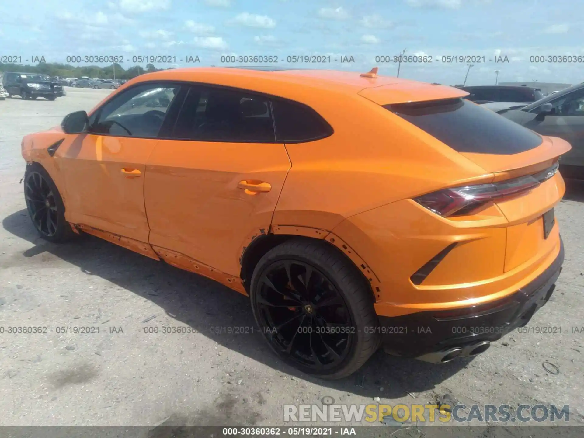 3 Фотография поврежденного автомобиля ZPBUA1ZL8MLA11861 LAMBORGHINI URUS 2021