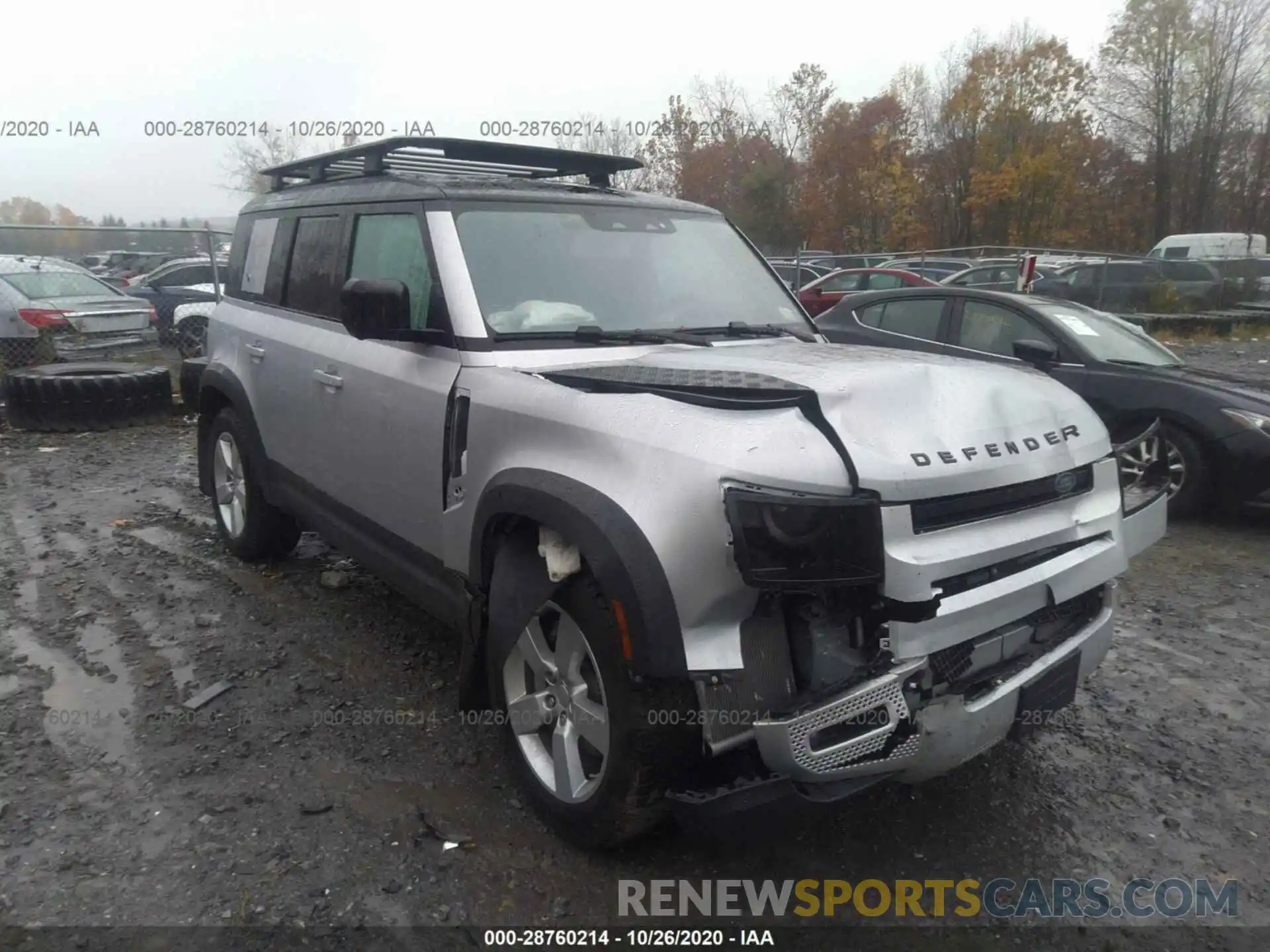 1 Фотография поврежденного автомобиля SALE1EEU5L2003215 LAND ROVER DEFENDER 2020