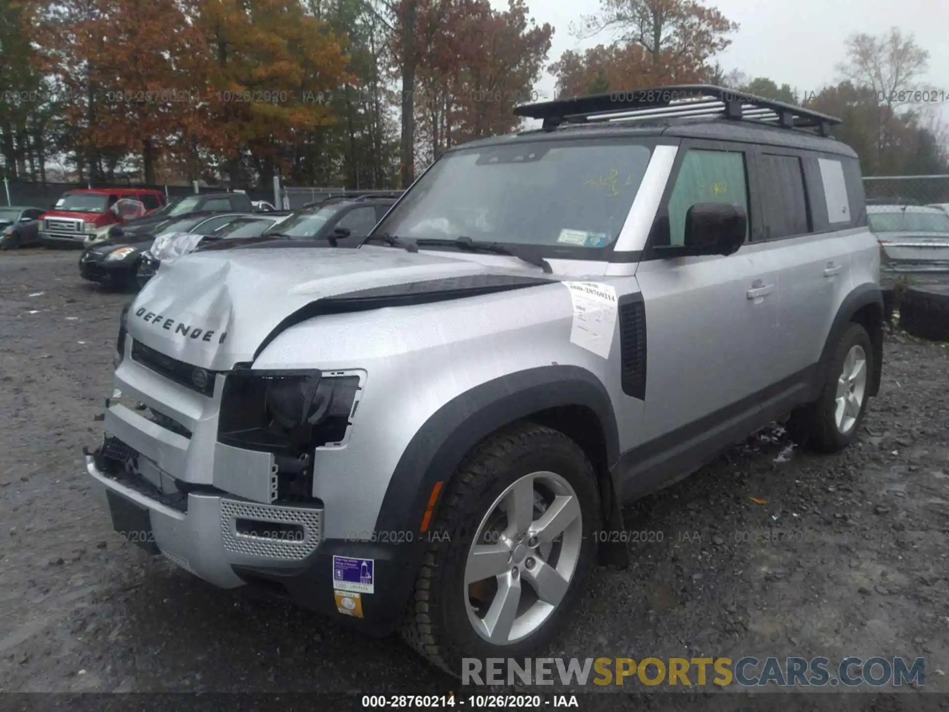 2 Photograph of a damaged car SALE1EEU5L2003215 LAND ROVER DEFENDER 2020