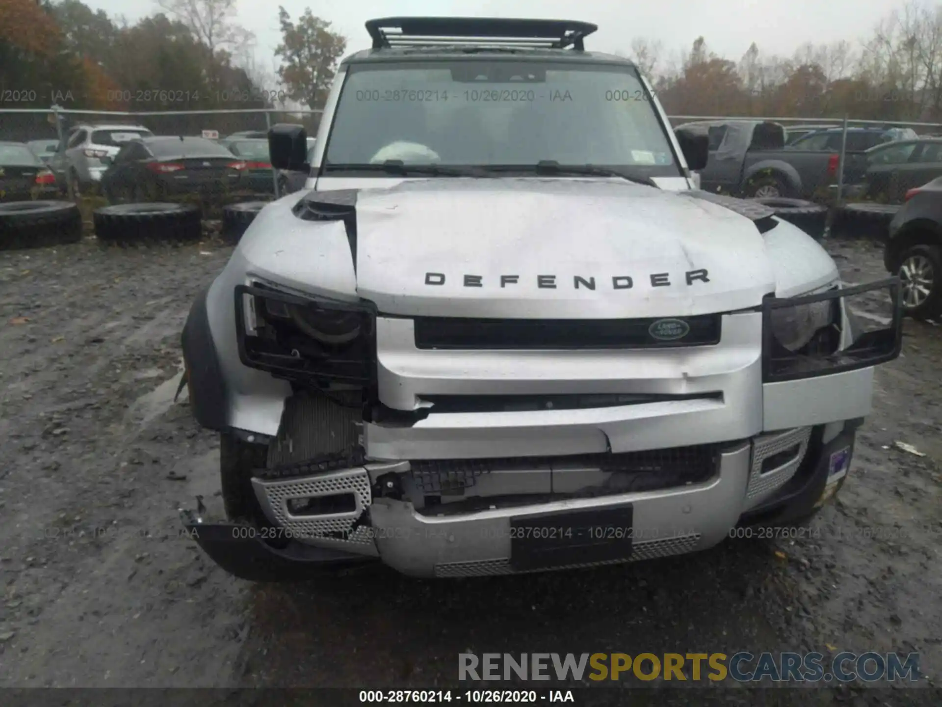 6 Photograph of a damaged car SALE1EEU5L2003215 LAND ROVER DEFENDER 2020