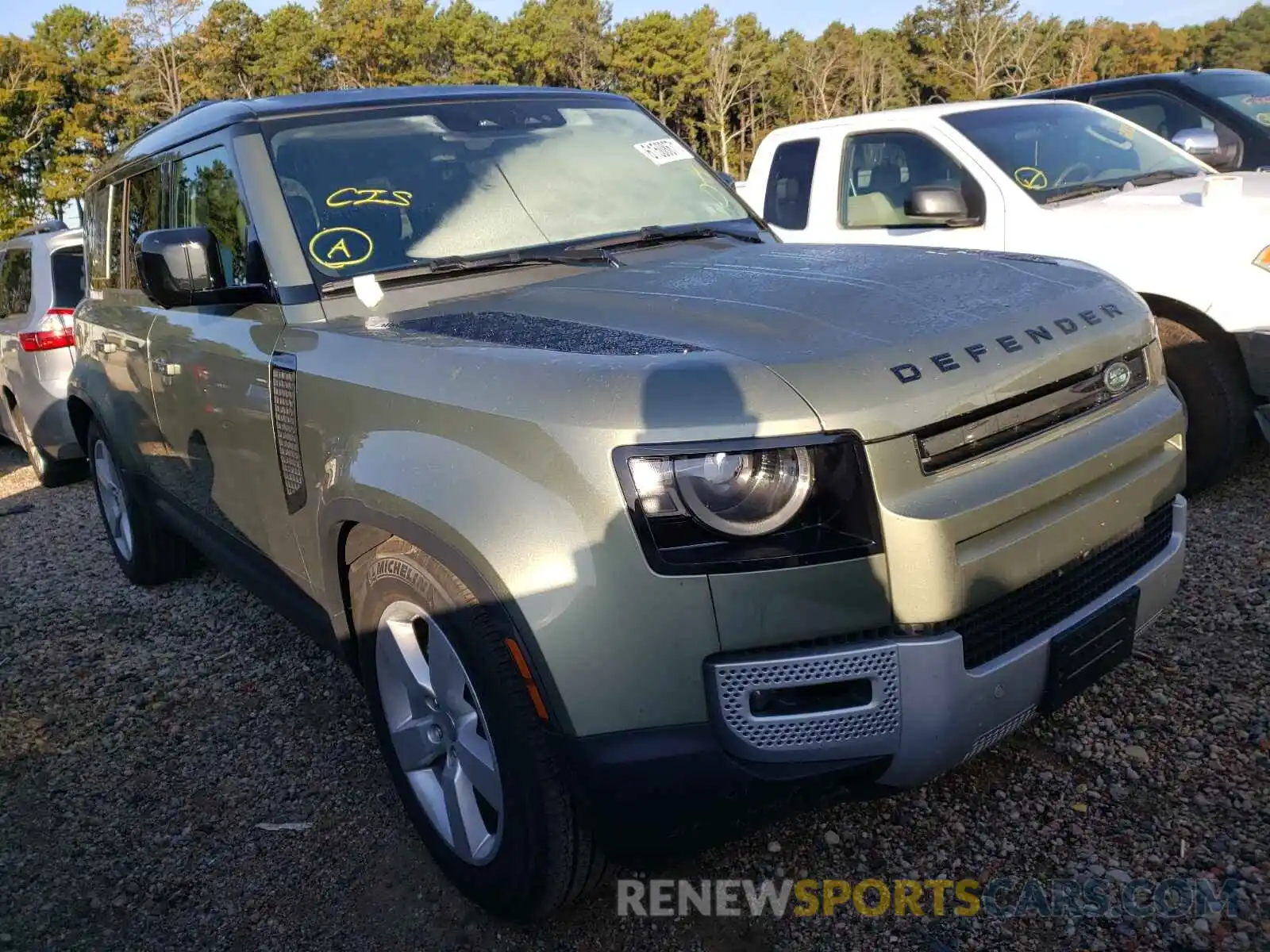 1 Photograph of a damaged car SALE1EEU6L2026762 LAND ROVER DEFENDER 2020