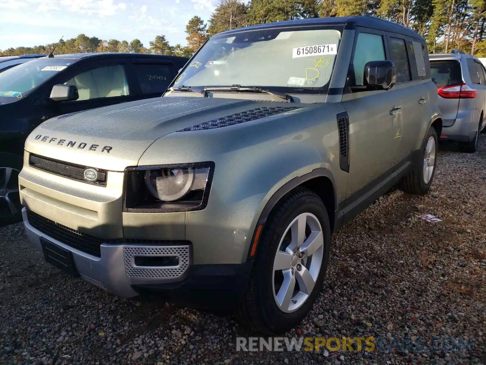 2 Photograph of a damaged car SALE1EEU6L2026762 LAND ROVER DEFENDER 2020