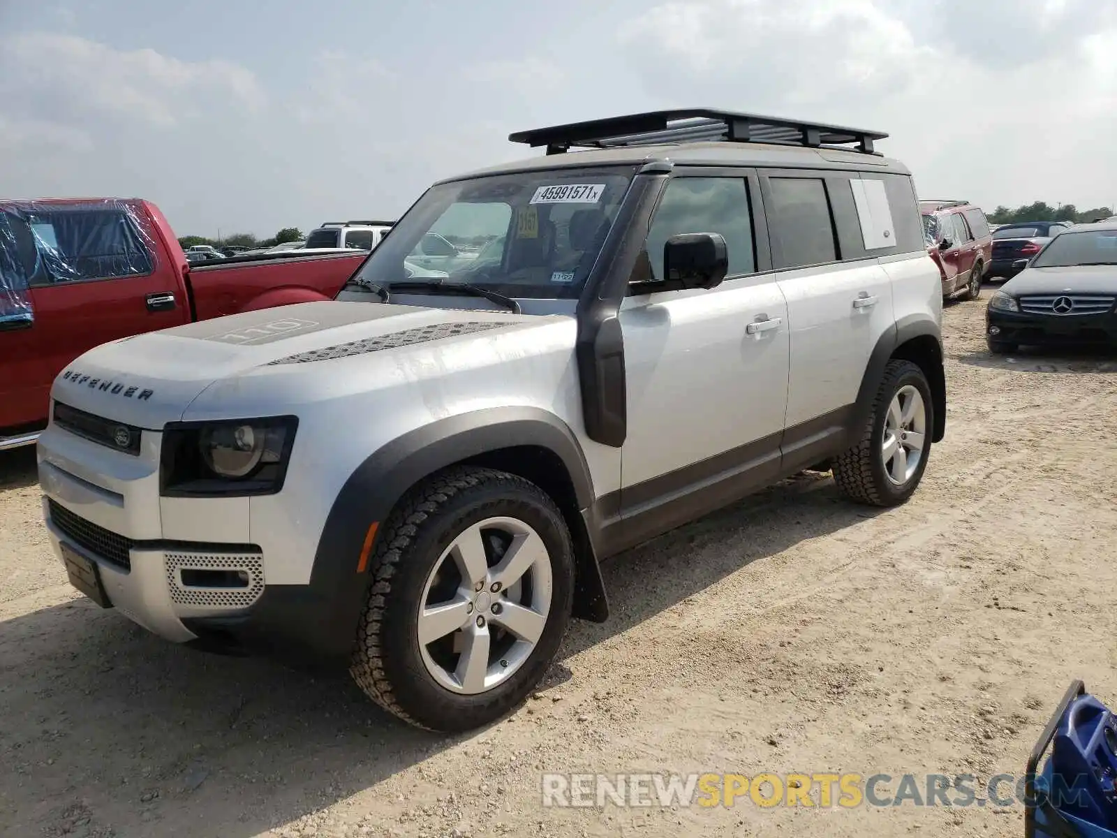 2 Photograph of a damaged car SALE1EEU7L2021795 LAND ROVER DEFENDER 2020