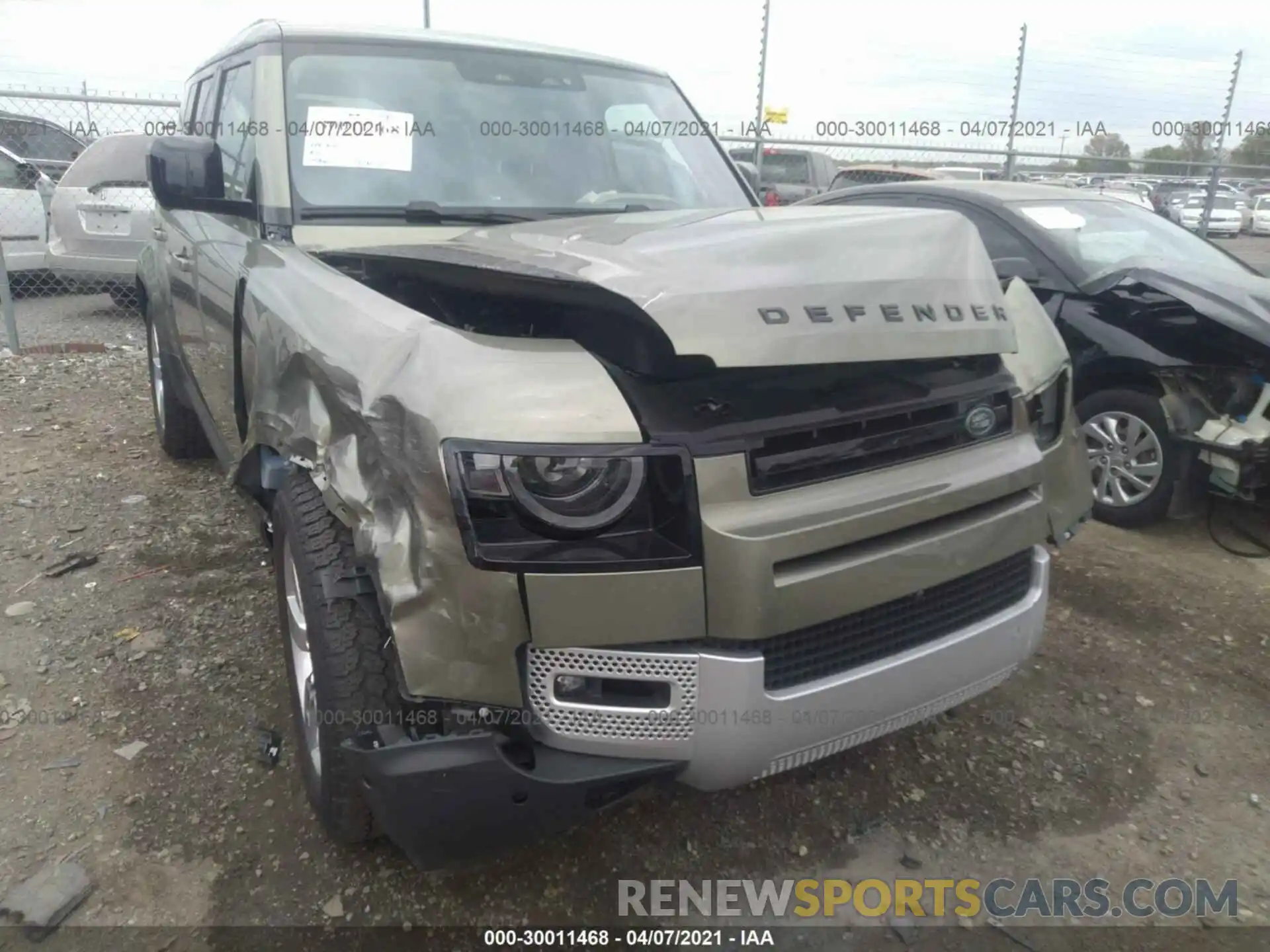 6 Photograph of a damaged car SALE1EEU8L2021062 LAND ROVER DEFENDER 2020