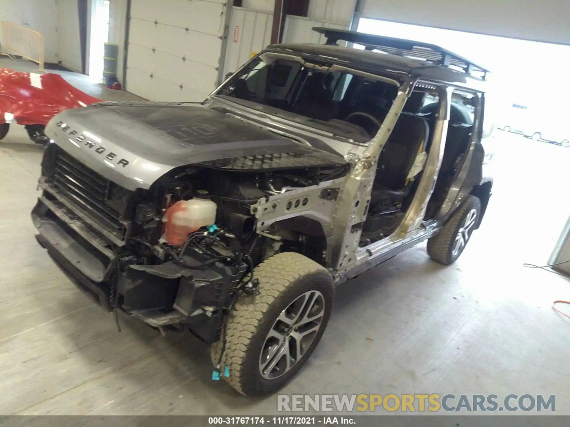 2 Photograph of a damaged car SALE97EU0L2022534 LAND ROVER DEFENDER 2020