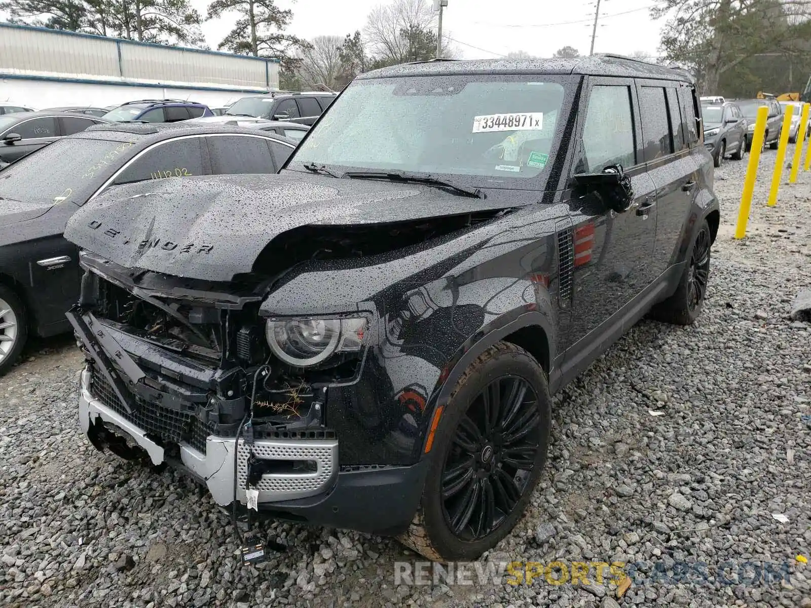 2 Фотография поврежденного автомобиля SALE97EU3L2014508 LAND ROVER DEFENDER 2020