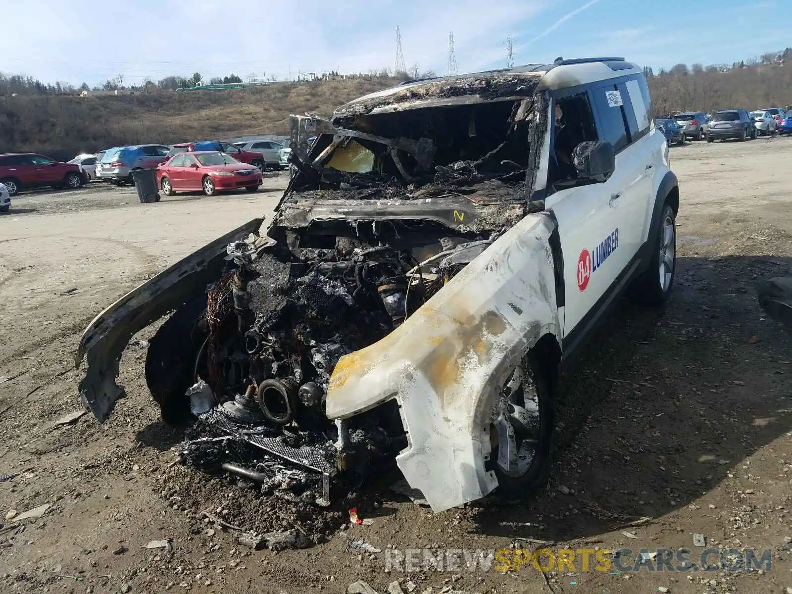 2 Photograph of a damaged car SALE97EU4L2016171 LAND ROVER DEFENDER 2020