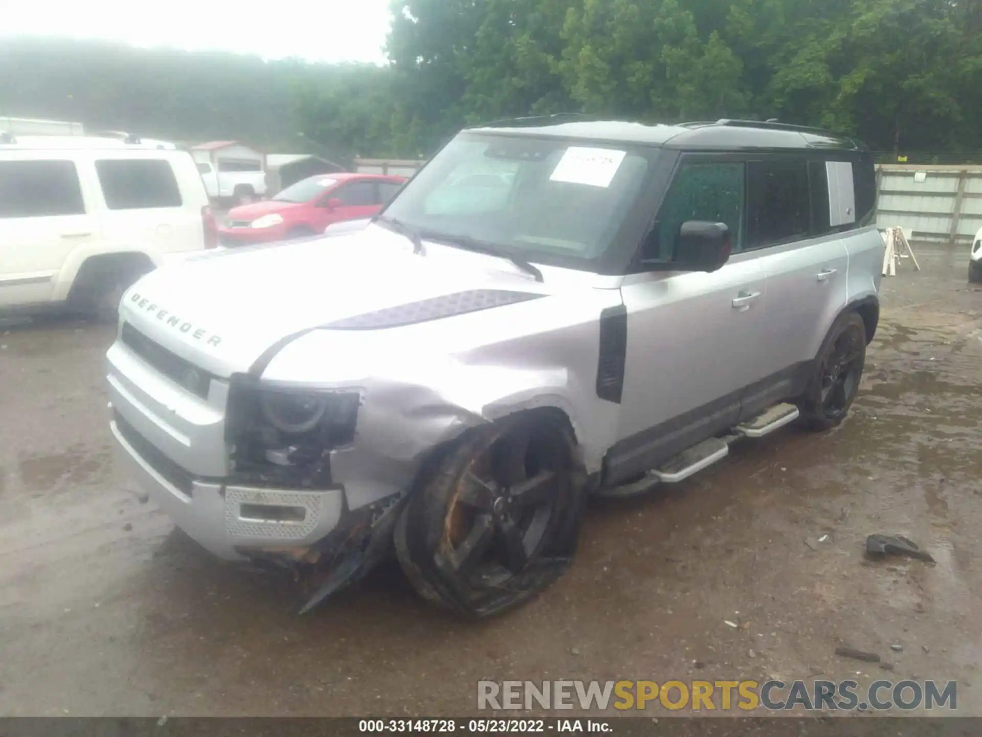 2 Фотография поврежденного автомобиля SALE97EU6L2016107 LAND ROVER DEFENDER 2020