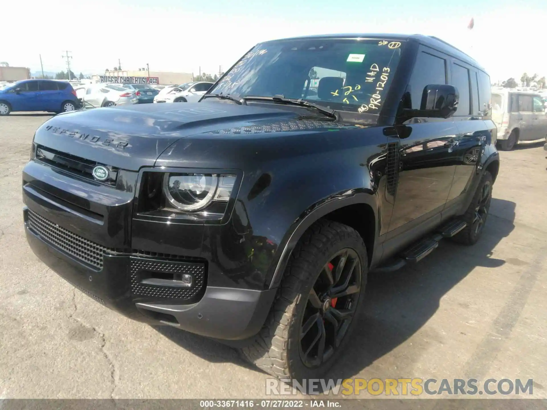 2 Photograph of a damaged car SALE97EU8L2022040 LAND ROVER DEFENDER 2020