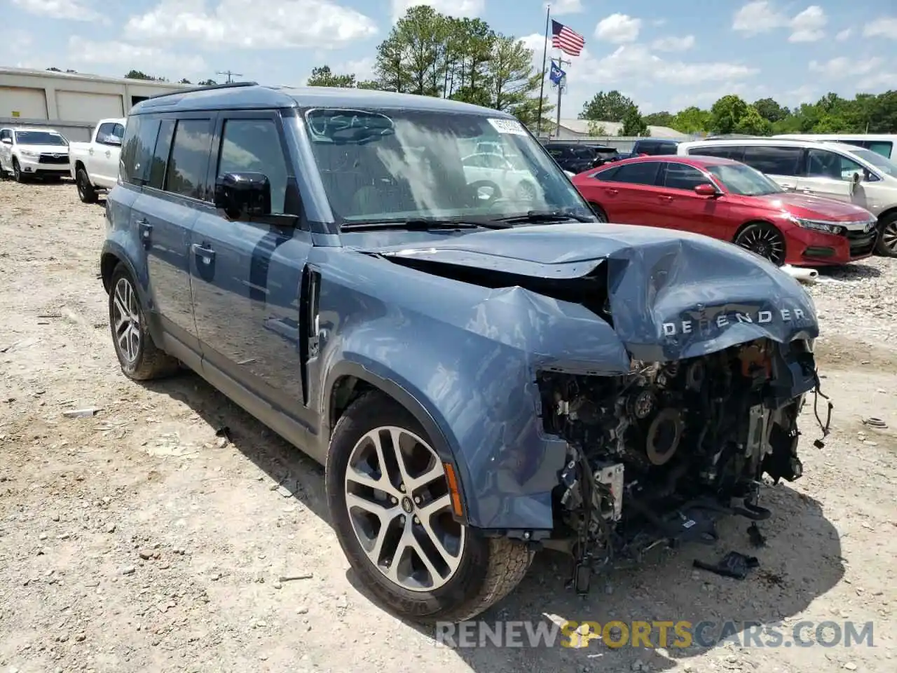 1 Photograph of a damaged car SALE9EEU0L2026636 LAND ROVER DEFENDER 2020