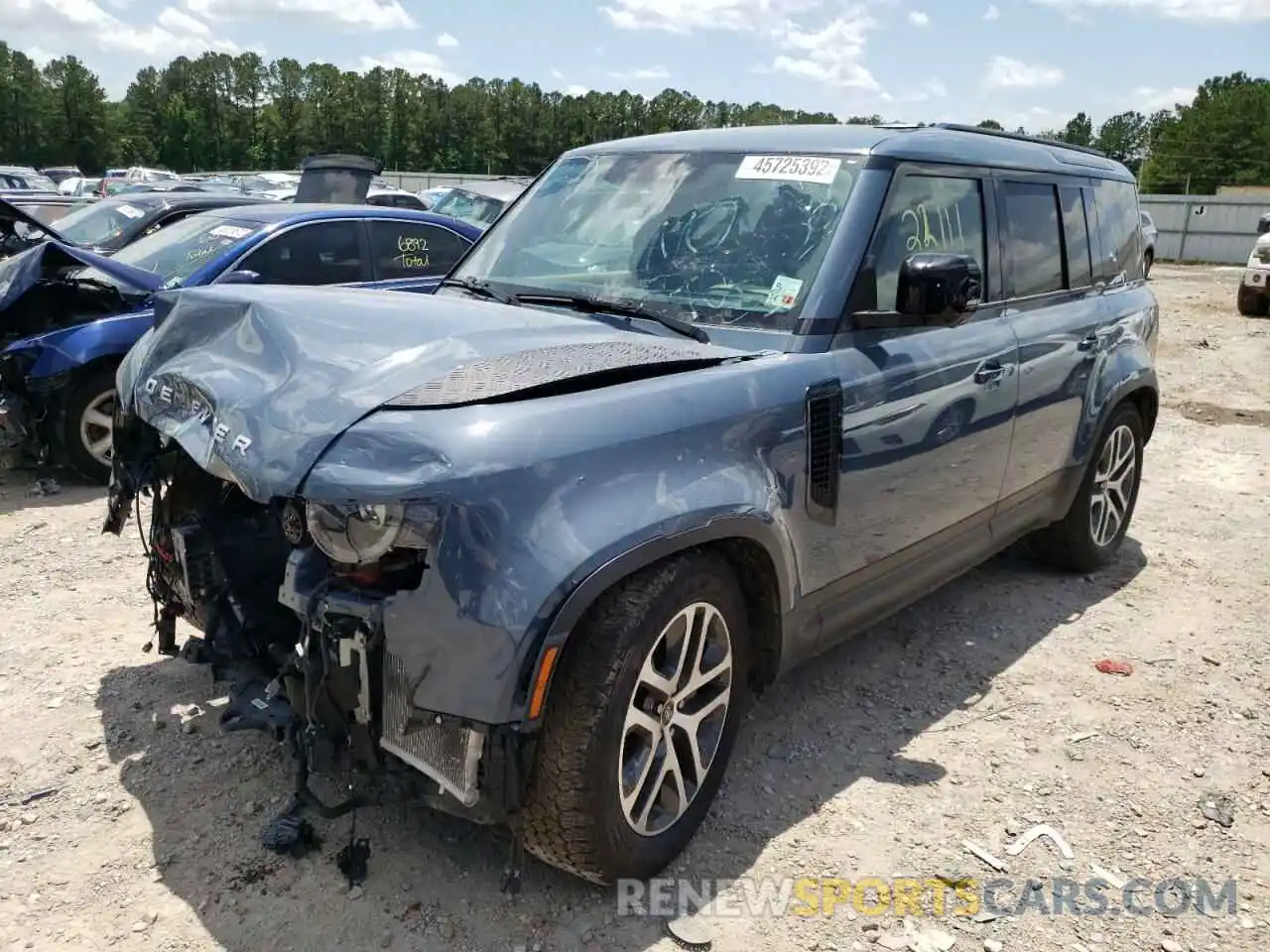 2 Photograph of a damaged car SALE9EEU0L2026636 LAND ROVER DEFENDER 2020