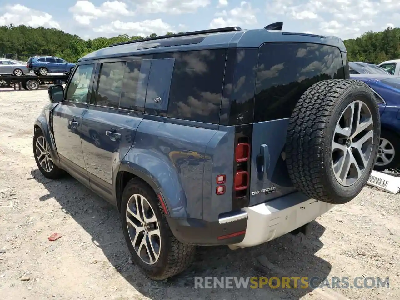 3 Photograph of a damaged car SALE9EEU0L2026636 LAND ROVER DEFENDER 2020