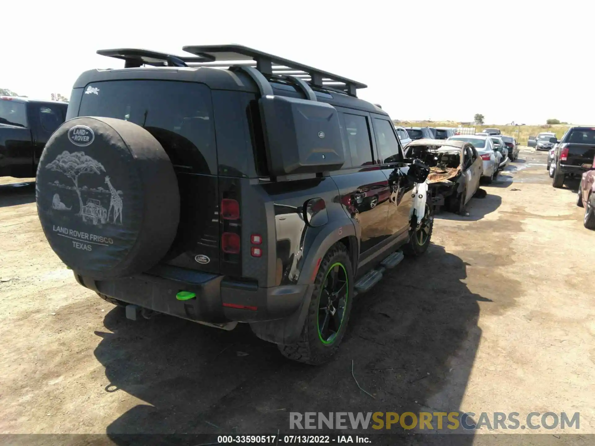 4 Фотография поврежденного автомобиля SALE9EEU4L2019074 LAND ROVER DEFENDER 2020