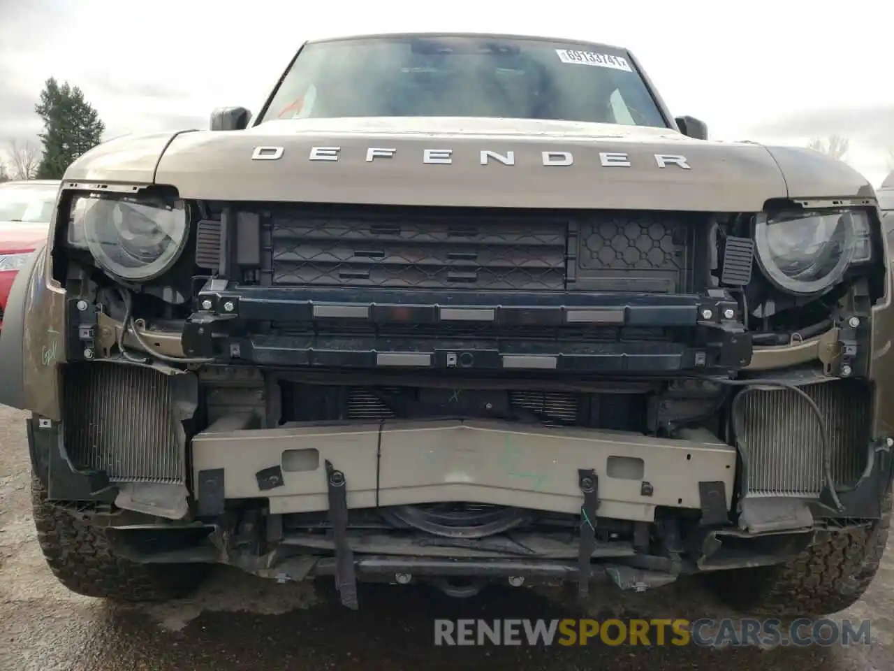 9 Photograph of a damaged car SALE9EEU7L2023376 LAND ROVER DEFENDER 2020