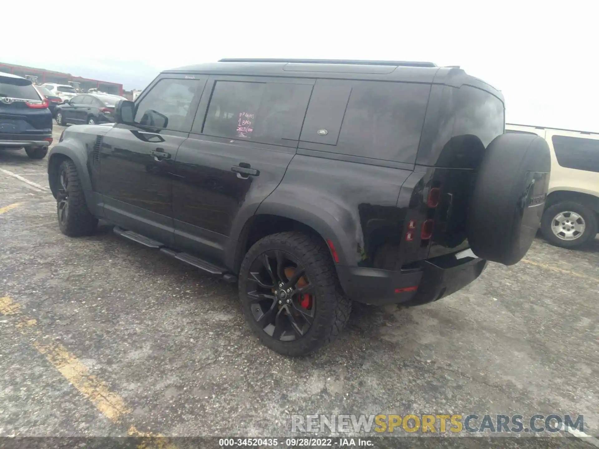 3 Photograph of a damaged car SALEJ7EX7L2020099 LAND ROVER DEFENDER 2020