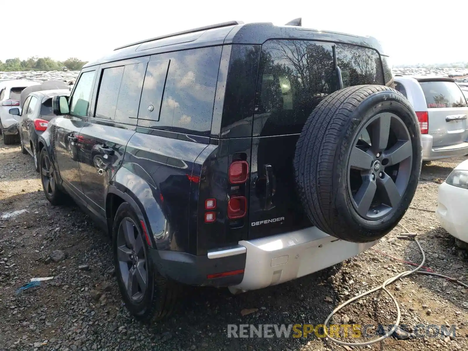 3 Photograph of a damaged car SALEJEEX1L2031359 LAND ROVER DEFENDER 2020