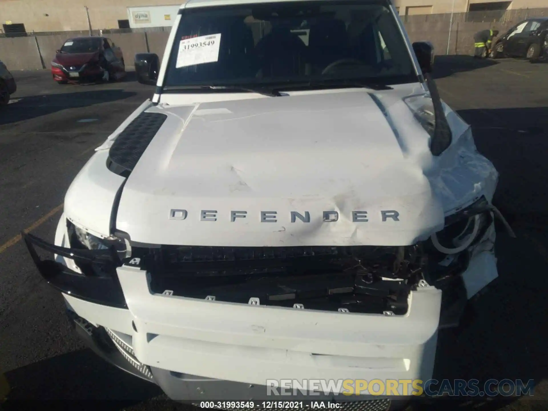 10 Photograph of a damaged car SALEJEEX7L2021404 LAND ROVER DEFENDER 2020