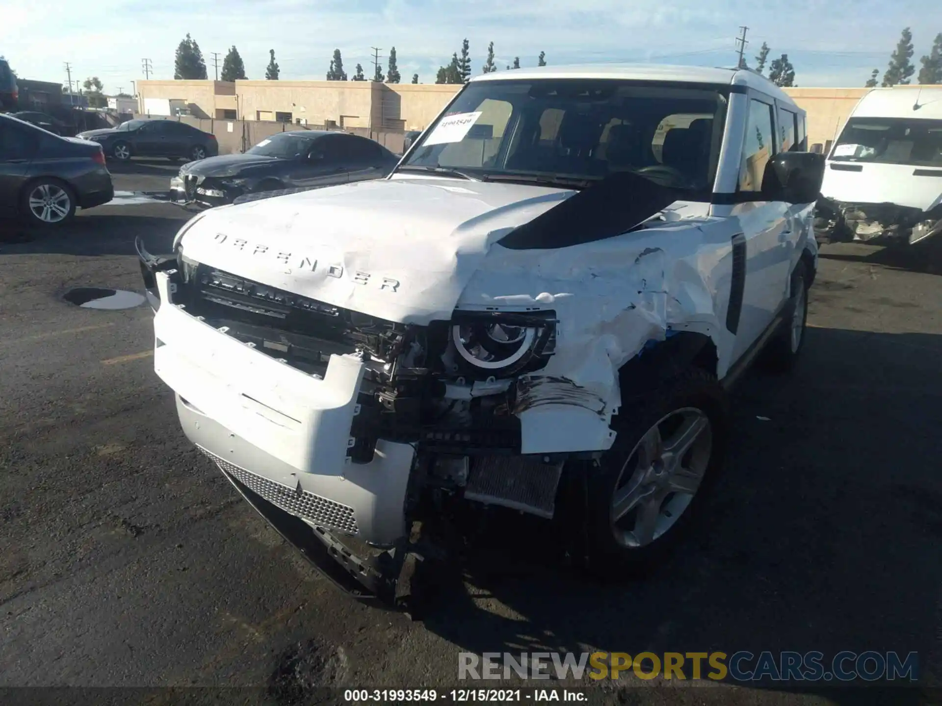 2 Photograph of a damaged car SALEJEEX7L2021404 LAND ROVER DEFENDER 2020