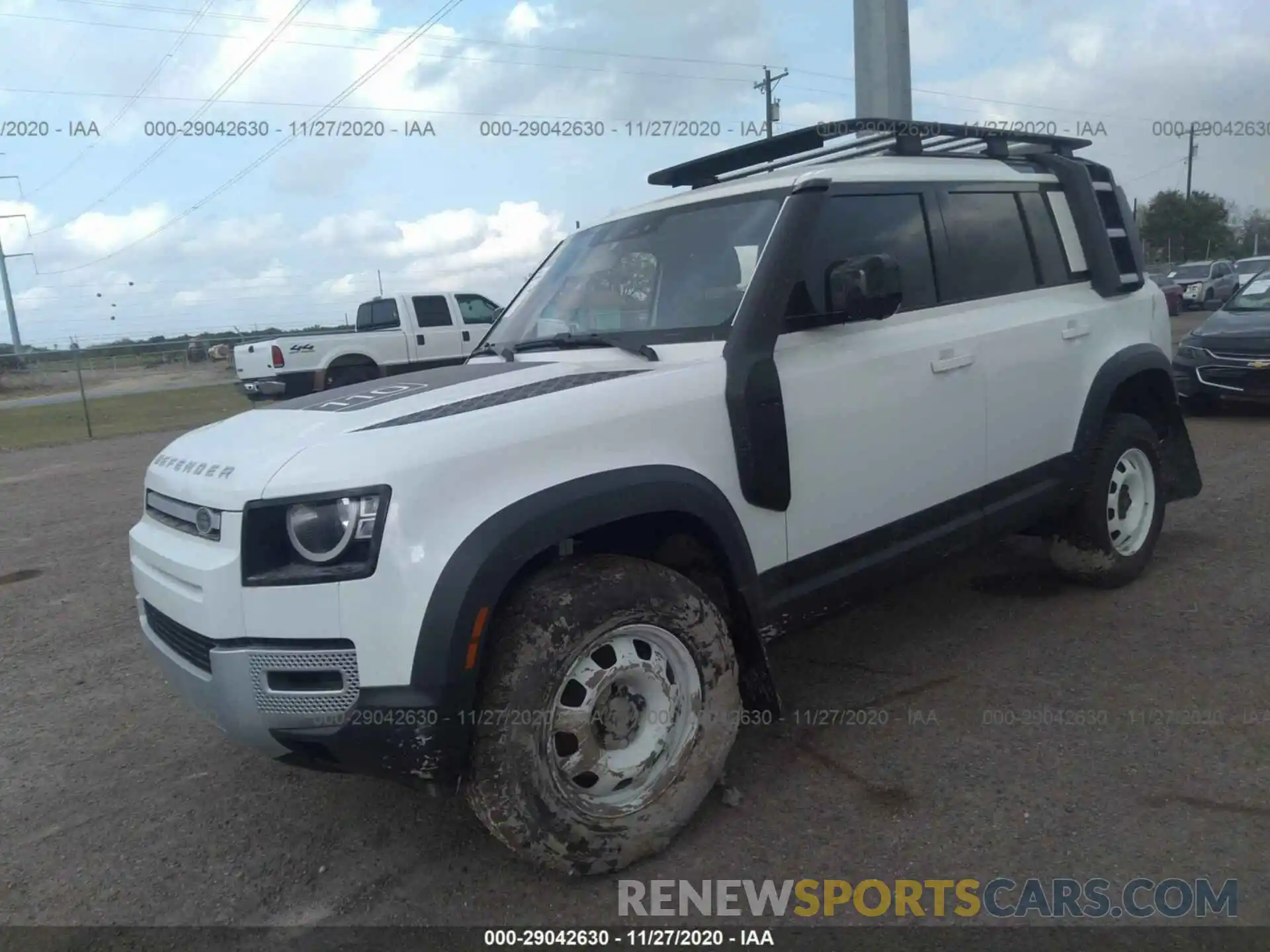 2 Photograph of a damaged car SALEK7EX5L2015464 LAND ROVER DEFENDER 2020